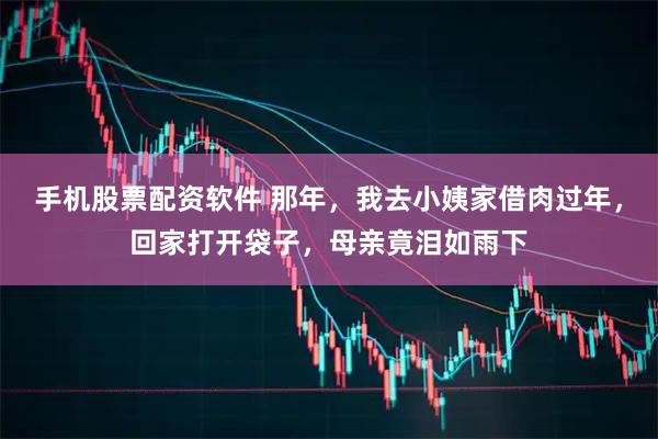 手机股票配资软件 那年，我去小姨家借肉过年，回家打开袋子，母亲竟泪如雨下